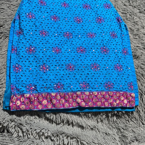 🥰🥰Eyelet, Embroidered, Handmade Tunic Dress🥰🥰 - Picture 5 of 15